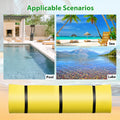 Floating Water Pad Mat, 3 Layer Tear Resistant Xpe Foam Water Floating Mat, Lily Pad For Water Recreation Pool, Lake, Beach, Ocean Yellow Hdpe