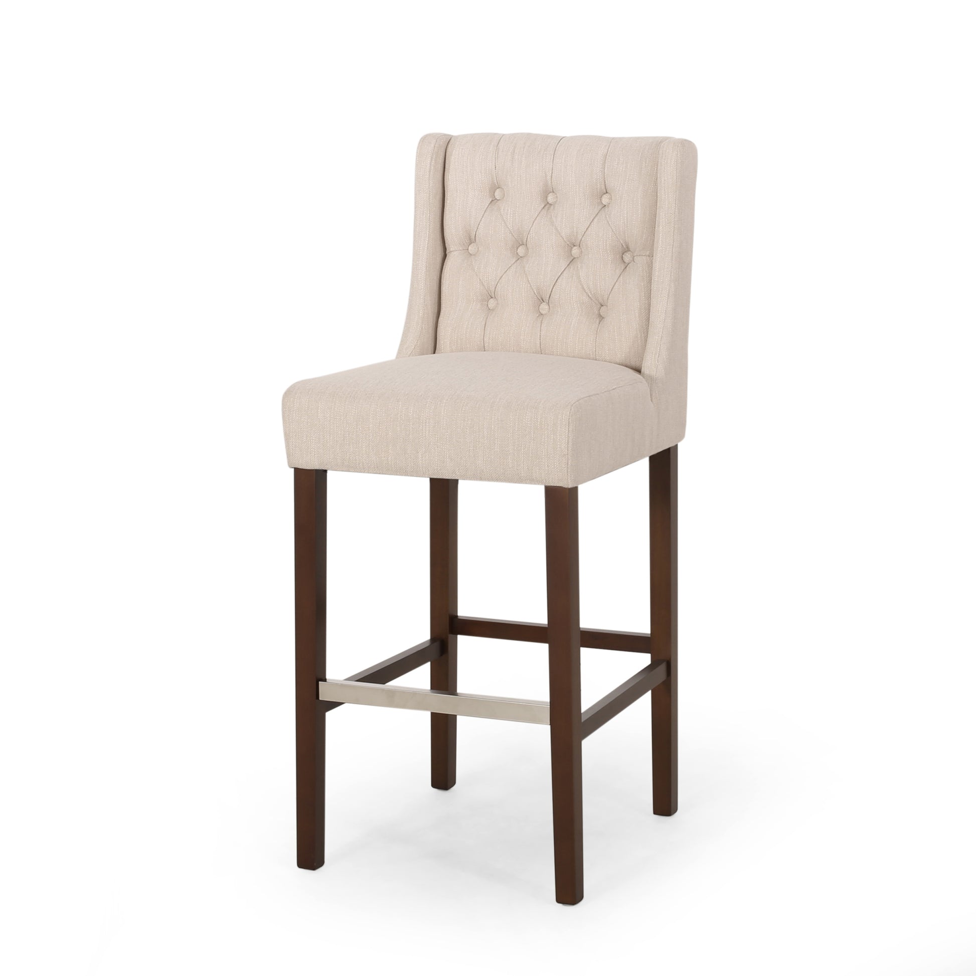 Barstool Beige Fabric