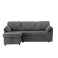 United Modular Sectional Sofa L Shaped Modular Couch With Reversible Chaise Modular Sofa Sectional Couch With Storage Seats Dark Grey Velvet 4 Seat