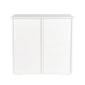 Laundry Cabinet ,With 2 Removable Liner Bags White Particle Board Mdf