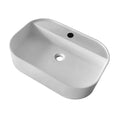Solid Surface Basin Matte White Contemporary Solid Surface