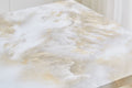 Luxurious Faux Marble Mdf Dinning Table For 6 Or 8, Rectangular 70.9