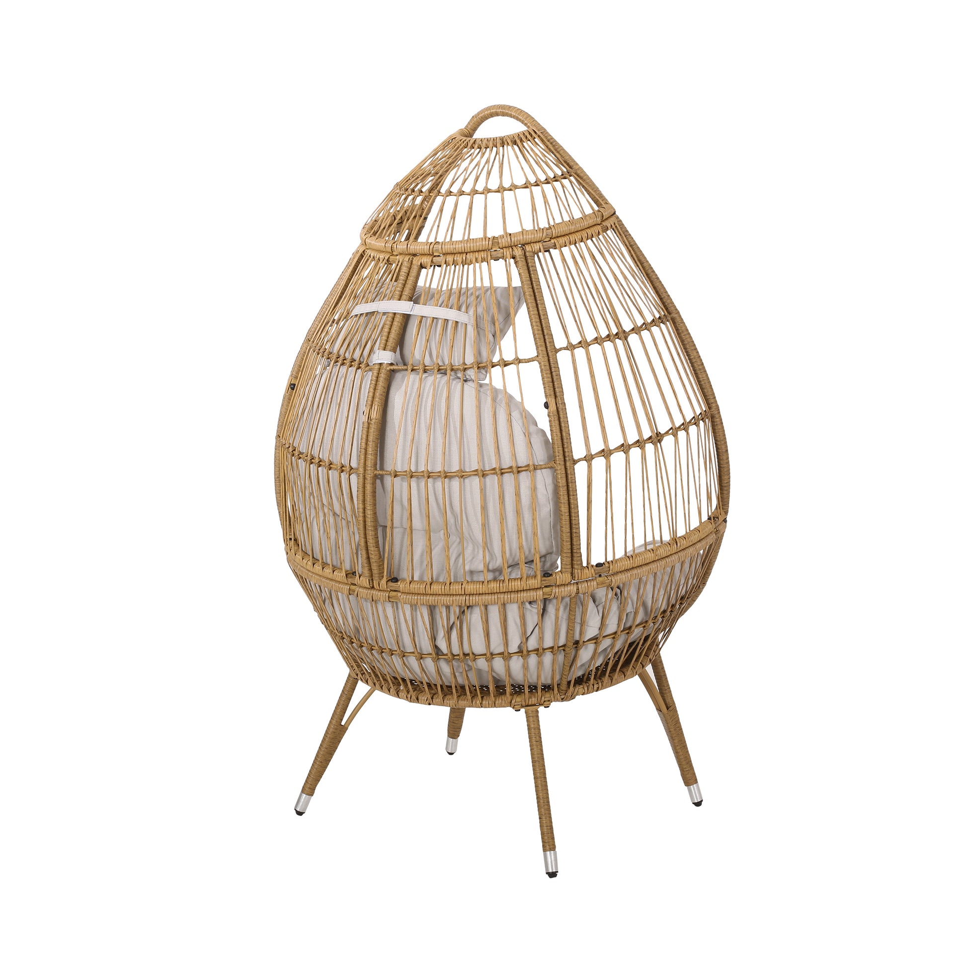 Serina Teardrop Chair Natural Iron