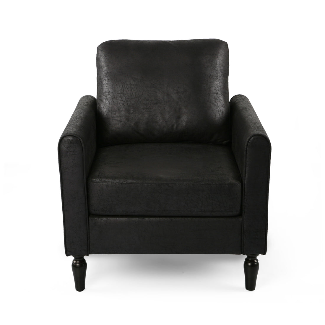 Chair Black Microfiber 1 Seat