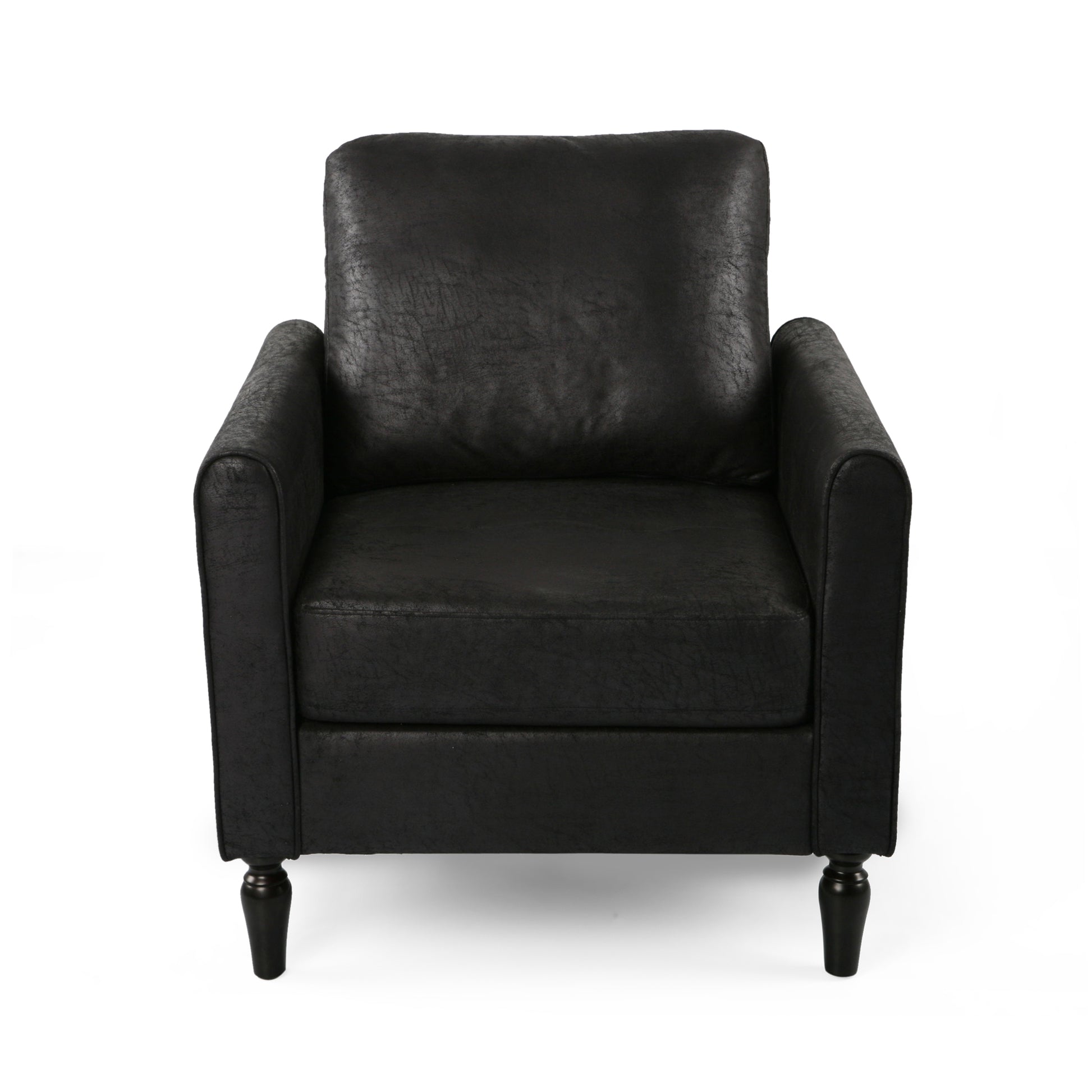 Chair Black Microfiber 1 Seat