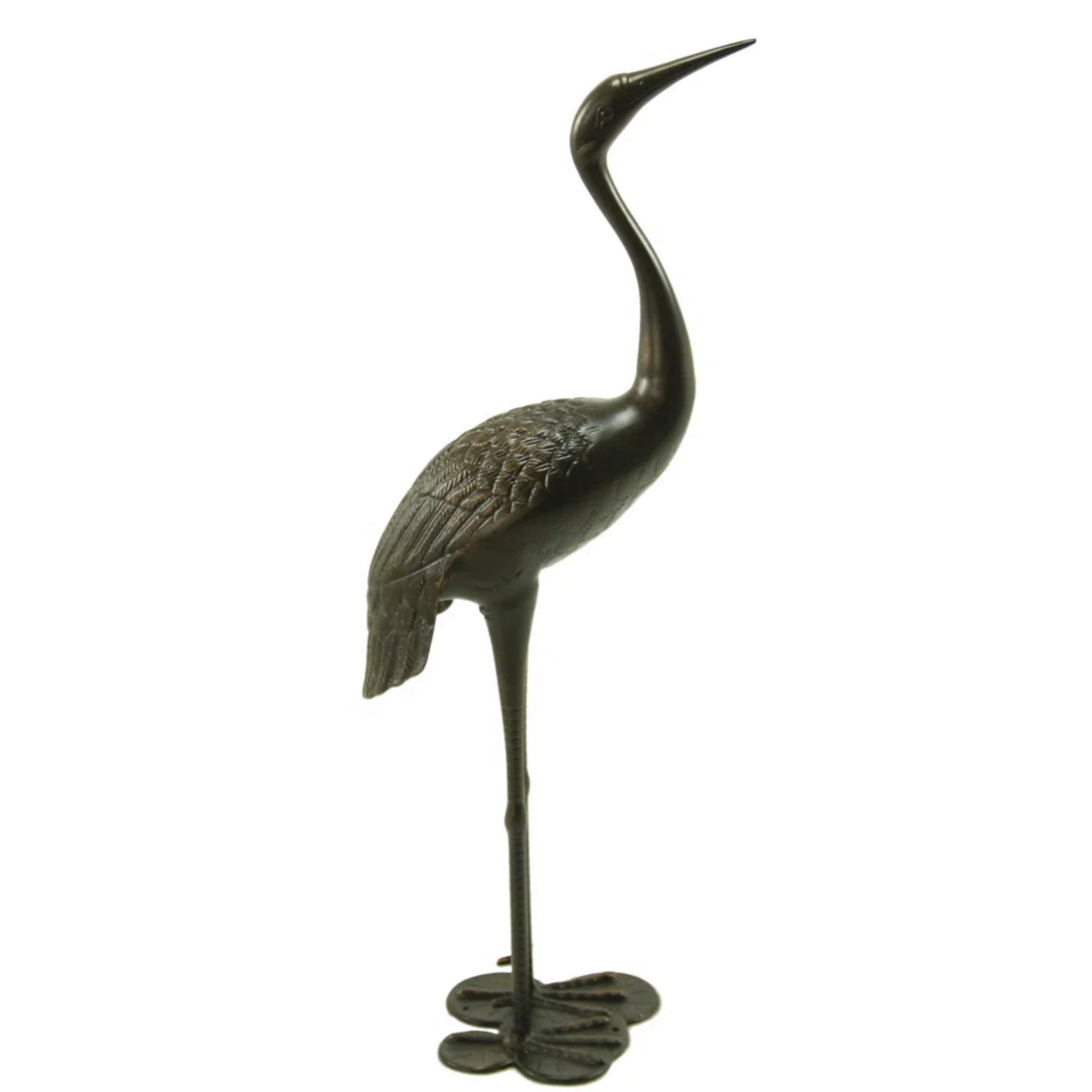 Bird Animals Rust Resistant Metal Garden Statue Antique Bronze Aluminium