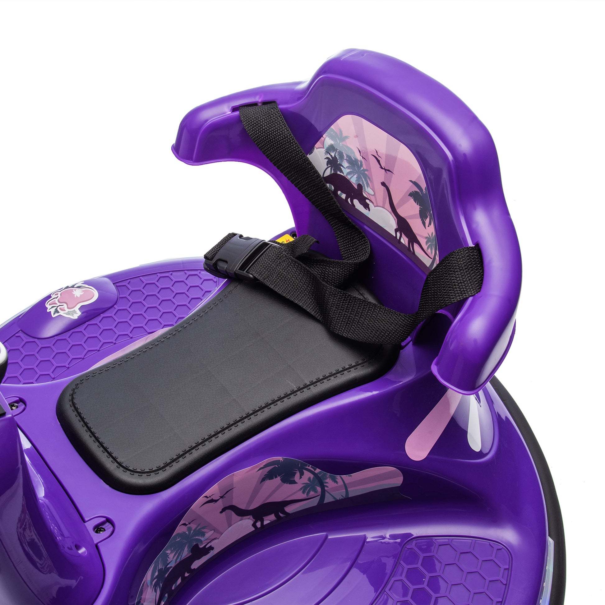 12V Kids Ride On Bumper Car W Parents Control,Rotate 360 Degrees,Two Handed Switch For Direction Control,Bumper Strip,Light Belt,Mp3 Music,Bluetooth,Provide A Speed Of 0.75Mph For Kids Of 2 5 Purple
