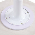 White Coffee Table, Simple Modern Negotiation Table, Balcony Dining Table White Mdf Metal