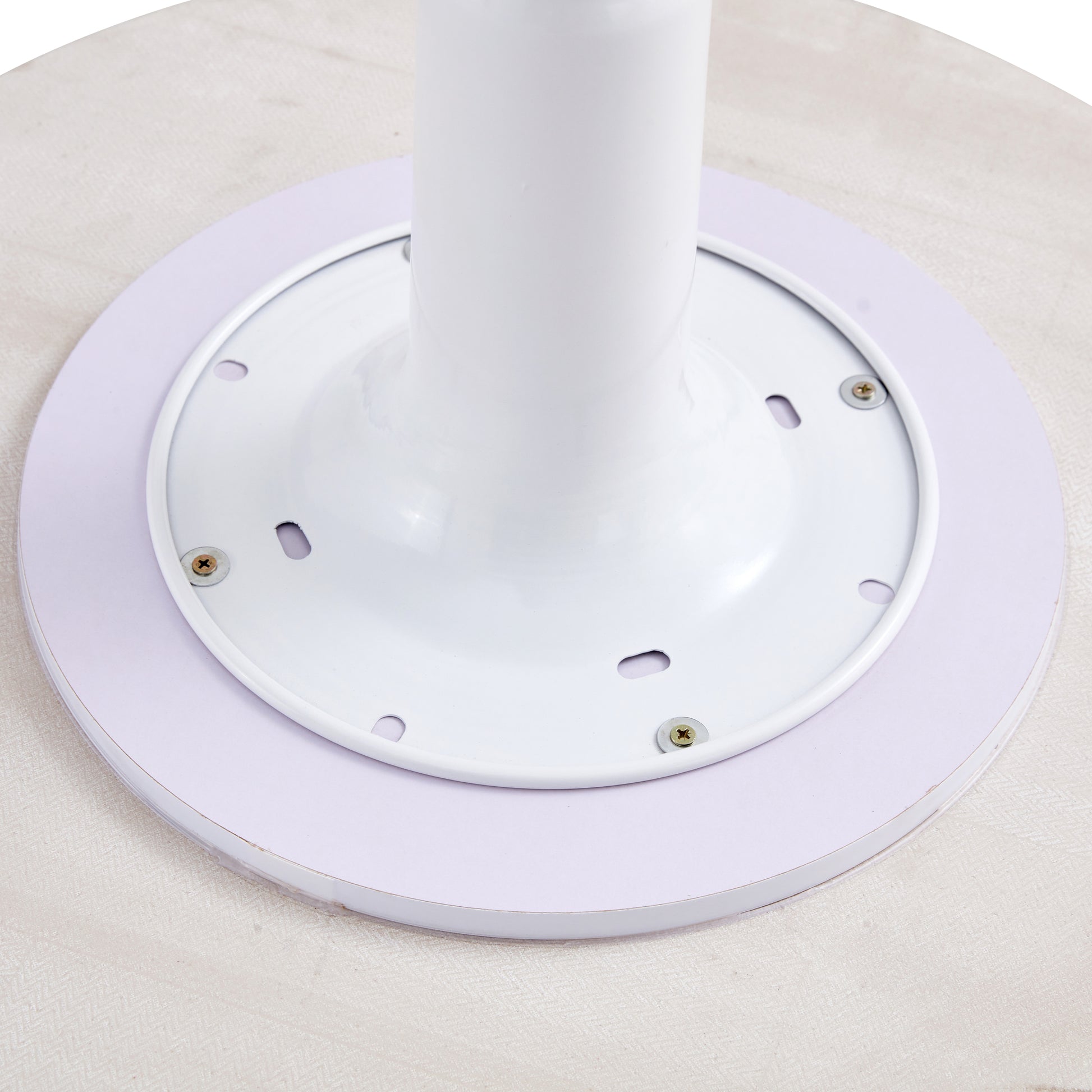 White Coffee Table, Simple Modern Negotiation Table, Balcony Dining Table White Mdf Metal