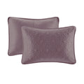 Reversible Quilt Set Purple Full Queen Purple Cotton
