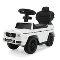 3 In 1 Ride On Push Car For Toddlers With Canopy And Storage, White White Polypropylene