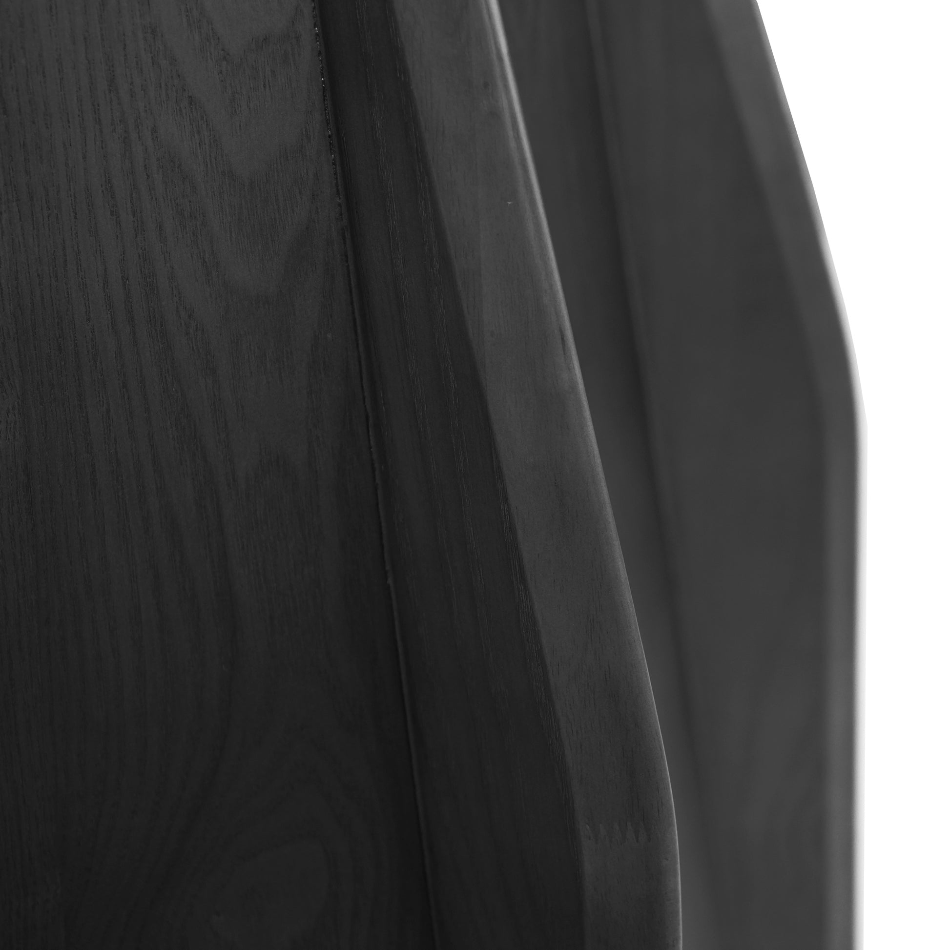 59.05" Round Marble Dining Table With Black Textured Solid Wood Base, Artificial Marble For 6 8 People, 31.5"White Artificial Stone Turntable,White Dining Table Only Black,White Dining Room Modern