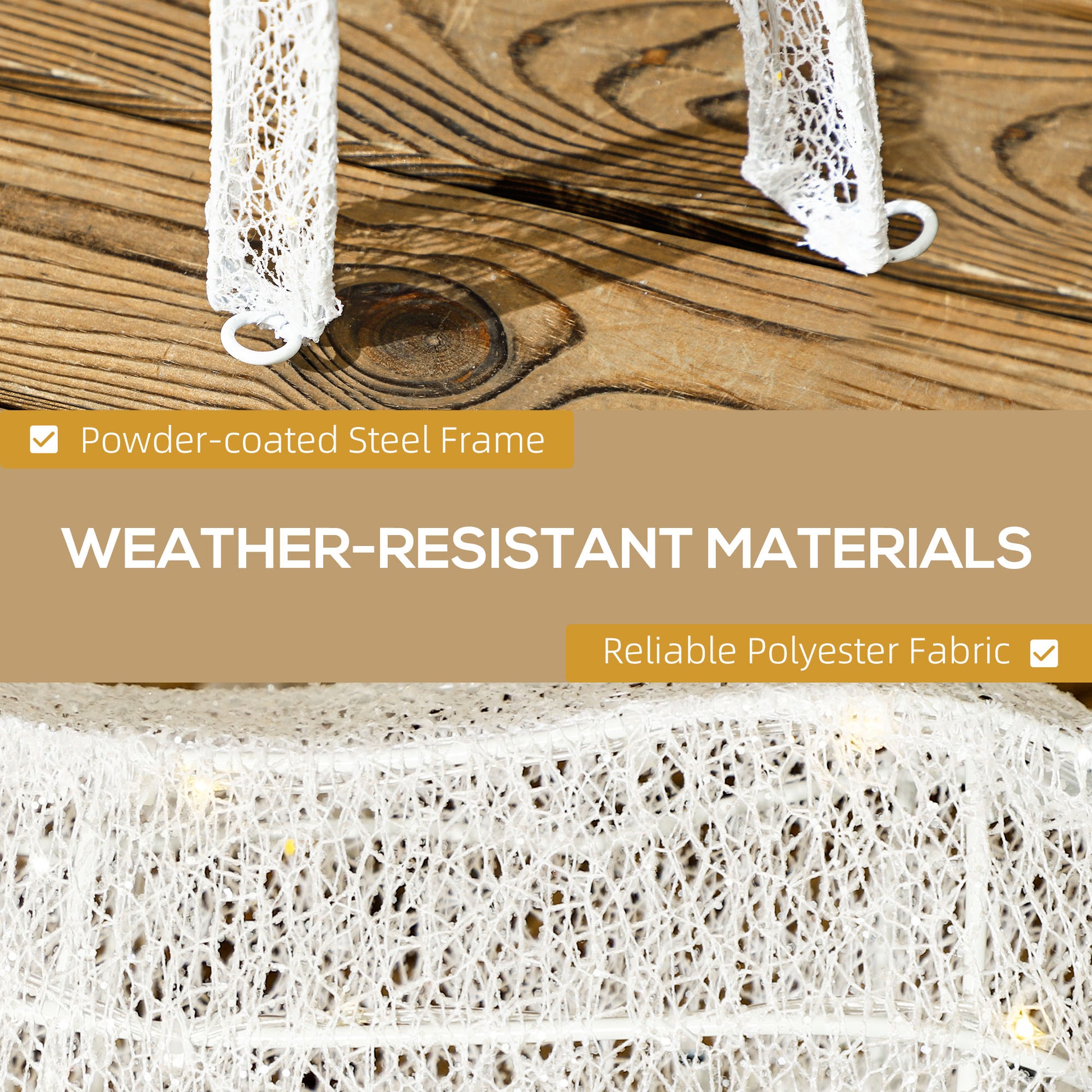 Outsunny 4.5Ft 3 Piece Light Up Christmas Deer Family Set Of 3, Lighted Reindeer Christmas Decorations With 2 Led Light Modes, Stakes, Zip Ties For Indoor, Outdoor, Yard, Lawn, Silver Silver Steel