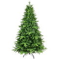 7Ft Pe&Pvc Prelit Christmas Tree Green Polyethylene