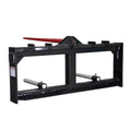 Landy Attachments 43'' Hay Spear Skid Steer Quick Tach Black Steel