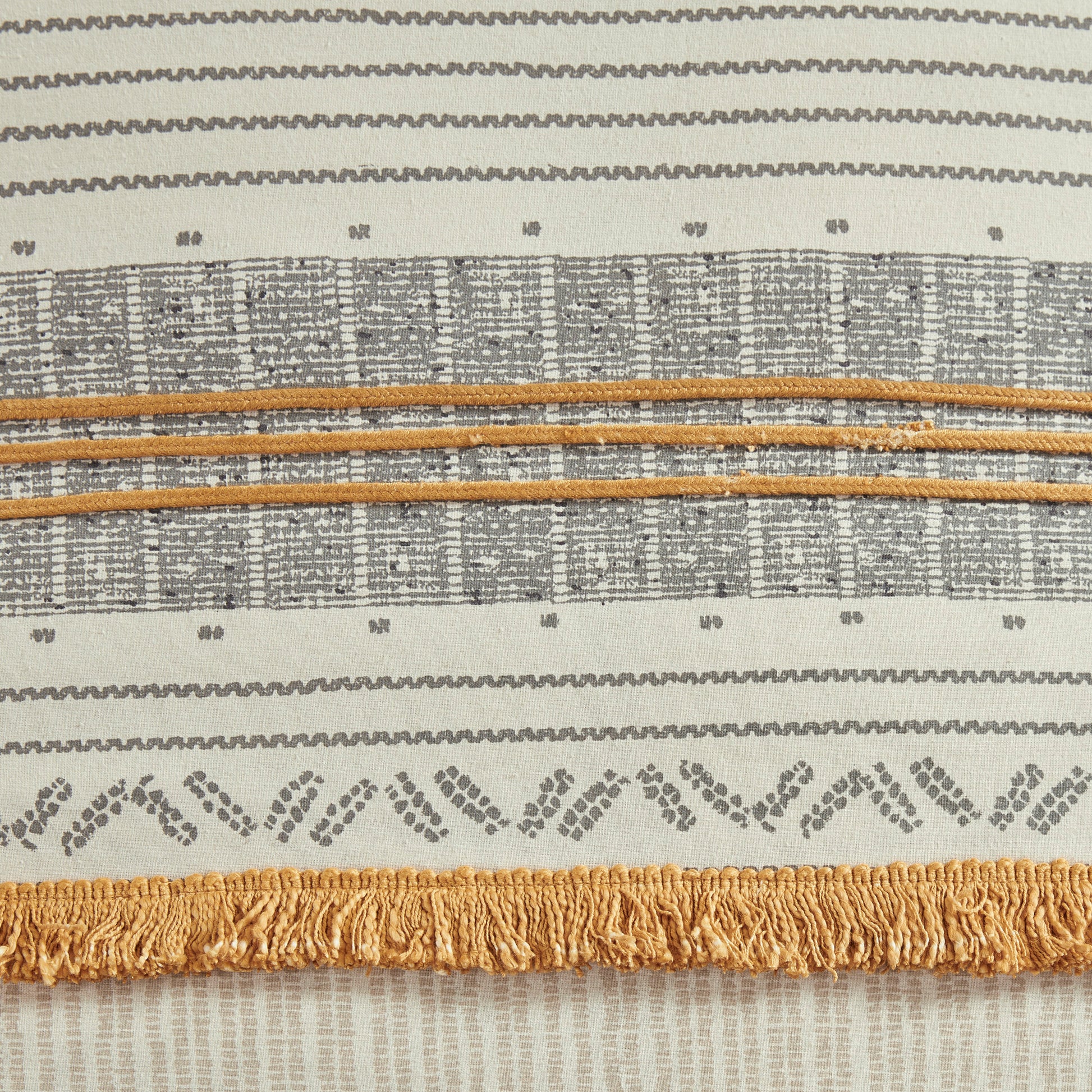 3 Piece Cotton Comforter Set Gray Yellow King Cal King King Gray Yellow Cotton