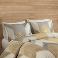 3 Piece Duvet Cover Mini Set King Multicolor Cotton