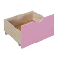 Twin Over Twin Bunk Bed With Changeable Table, Bunk Bed Turn Into Upper Bed And Down Desk Pink Twin Pink Solid Wood