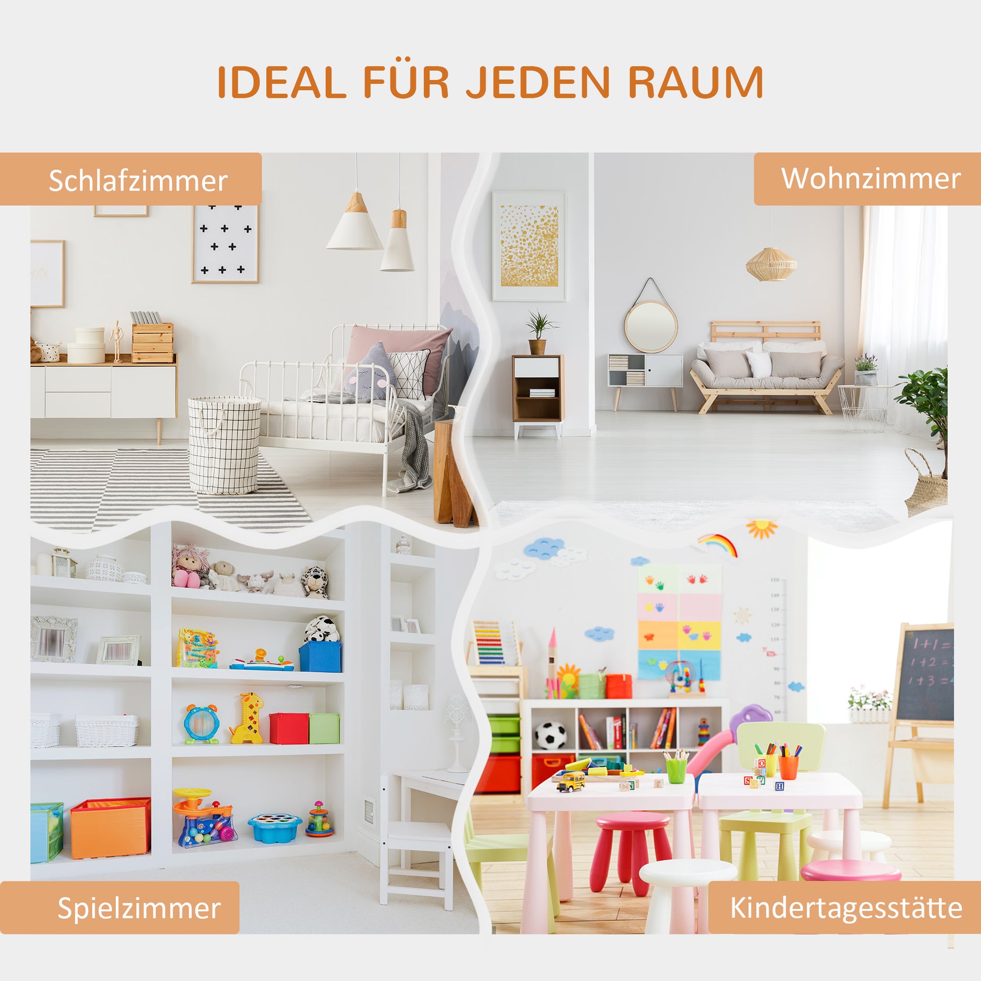Homcom 6 Cubby Kids Bookcase With Reading Nook And Cushion, Multi Purpose Storage Organizer For Bedroom, Living Room, Pure White White Mdf