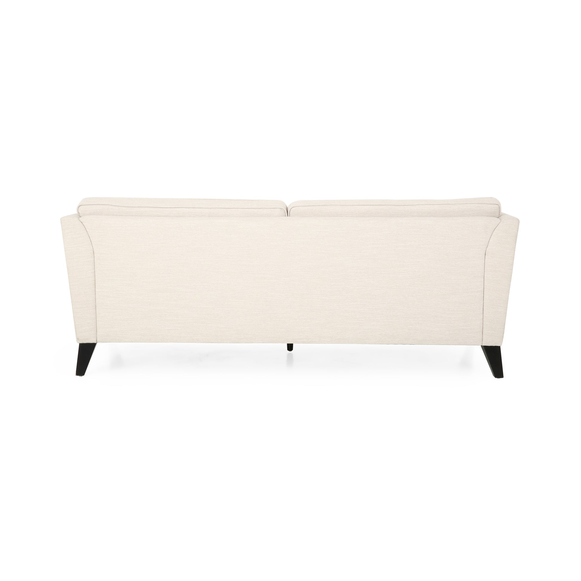 Mirod 3 Seater Fabric Sofa,With Birch Legs,Study And Living Room Beige Fabric 3 Seat