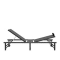 Adjustable Bed Base Frame Twin Xl 0.9X2M Head And Foot Incline Wireless Remote Control Twin Xl Black Metal