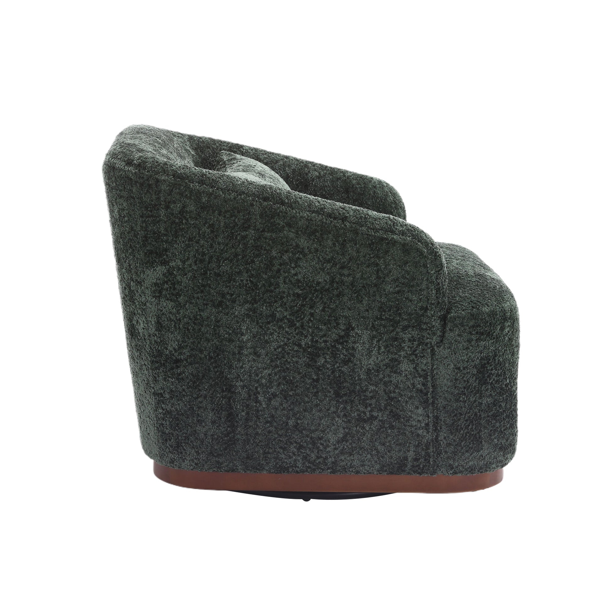 Coolmore Swivel Barrel Chair, Comfy Round Accent Sofa Chair For Living Room, 360 Degree Swivel Barrel Club Chair, Leisure Arm Chair For Nursery, Hotel, Bedroom, Office, Lounge Emerald Emerald Primary Living Space Foam Chenille