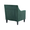 Coolmore Modern Accent Chair,Upholstered Armchair With Scooped Arms For Bedroom,Apartment,Studio,Office,Waiting Room Emerald Corduroy Emerald Primary Living Space Foam Corduroy