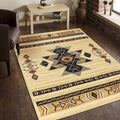 Tribes Gc Yls4006 Cream 2 Ft. X 3 Ft. Southwest Area Rug Cream Polypropylene