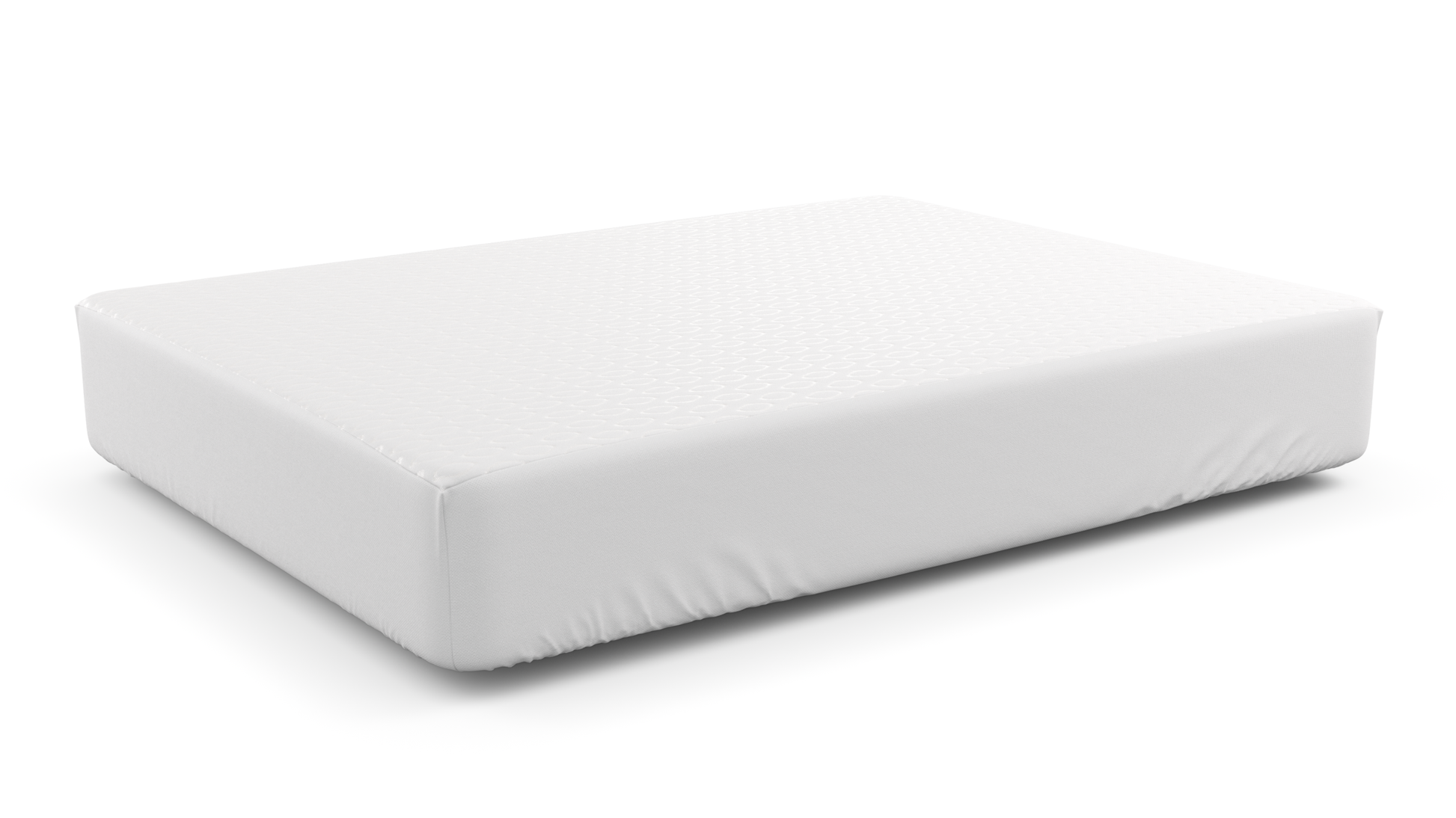 Cooling Mattress Protector Twin White Fabric Twin