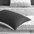 3 Piece Cotton Comforter Set With Chenille Tufting Gray Full Queen Queen Gray Cotton