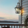 Black Outdoor Wall Lantern 2 Light,Large Outside Modern Wall Sconce Light Fixture,Industrial Porch Light Wall Mount With Glass,Waterproof Farmhouse Exterior Lamp Lighting 1 Pack Black Aluminium