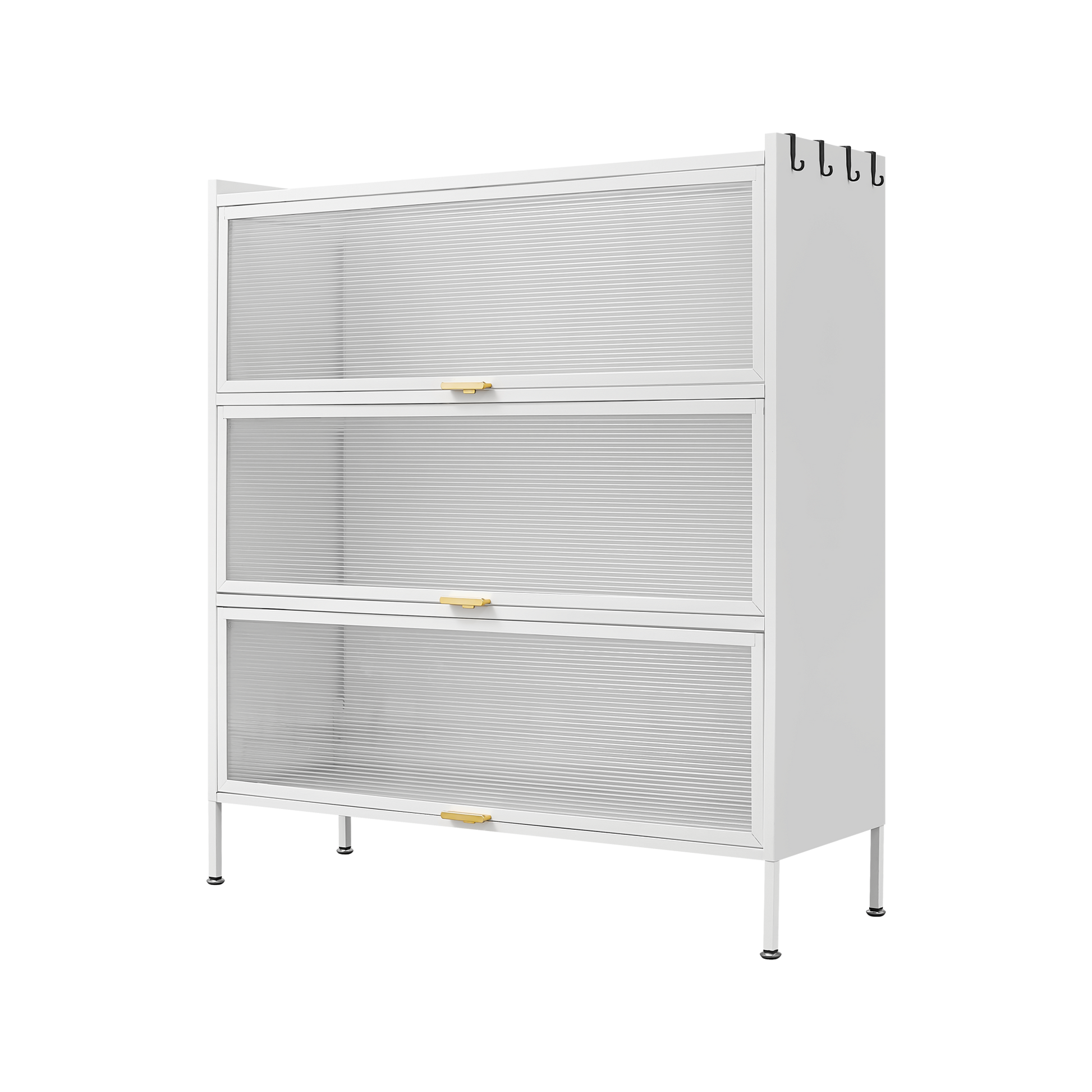 3 Tier Pantry Storage Cabinet Baker Racks For Kitchen With Storage Kitchen Pantry Storage Cabinet Microwave Rack Storage Rack White Modern Metal