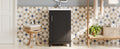 Viedo 20 Inch Modern Small Bathroom Vanity Cabinet With Ceramic Basin 20*15.5*33.3 Inches,Ample Storage,1 Soft Close Door Black Bathroom Solid Wood Mdf