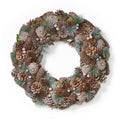 18.5'' Pine Cone Wreath Natural Foam