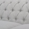 Sofa 3 Seater Grey Fabric