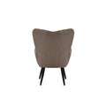 Modern Single Sofa Armchair With High Backrest Comfy Reading Chair For Small Spaces Living Room Bedroom Apartment Color:Brown Brown Teddy