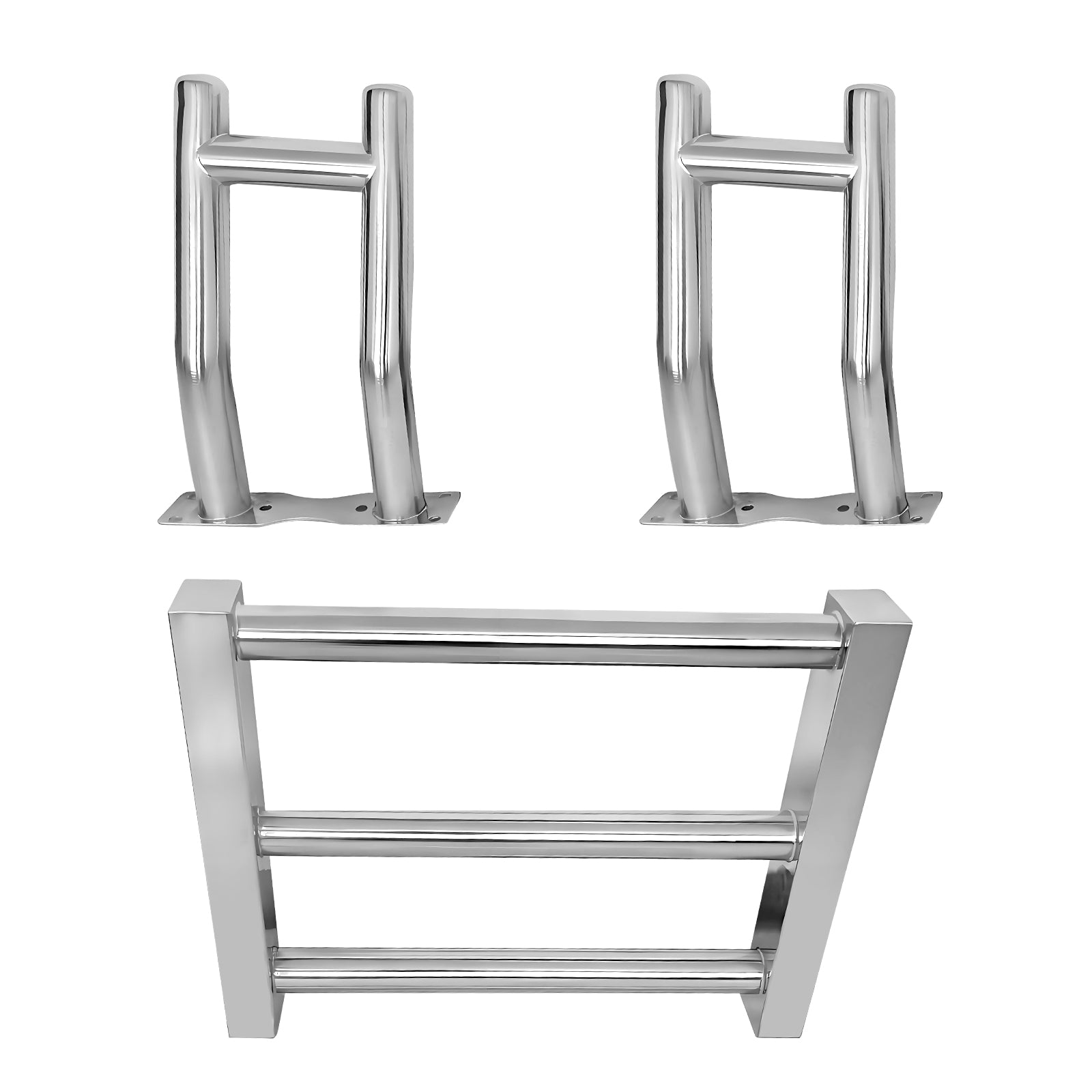 Stainless Steel Deer Guard Bumper For Kenworth T680 2022 With Brackets Chrome Stainless Steel