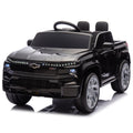 12V Kids Ride On Car W Parents Control,Licensed Chevrolet Silverado,Four Wheel Suspension,Led Lights,Bluetooth,Music,Usb,Mp3,Power Display,Speeds 1.86 3.11Mph For Kids Aged 2 5. Black 50 99 Lbs