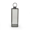 23.75'' H Stainless Steel Tabletop Lantern Black Stainless Steel