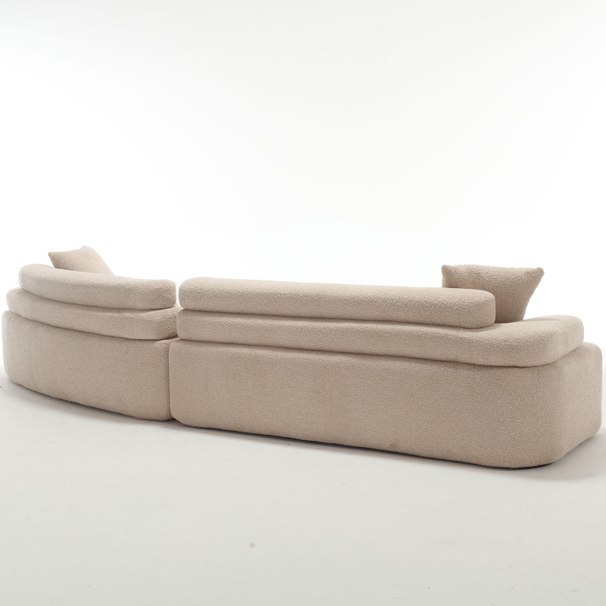 Unique Modeling Design,Upholstered Indoor Furniture,Foam Filled Sleeper Sofa Bed For Living Room,Bedroom,3 Colors Khaki Primary Living Space Modern Foam Polyester 4 Seat