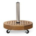 Ralph Round Umbrella Base Teak Concrete