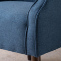 Club Chair Navy Blue Fabric