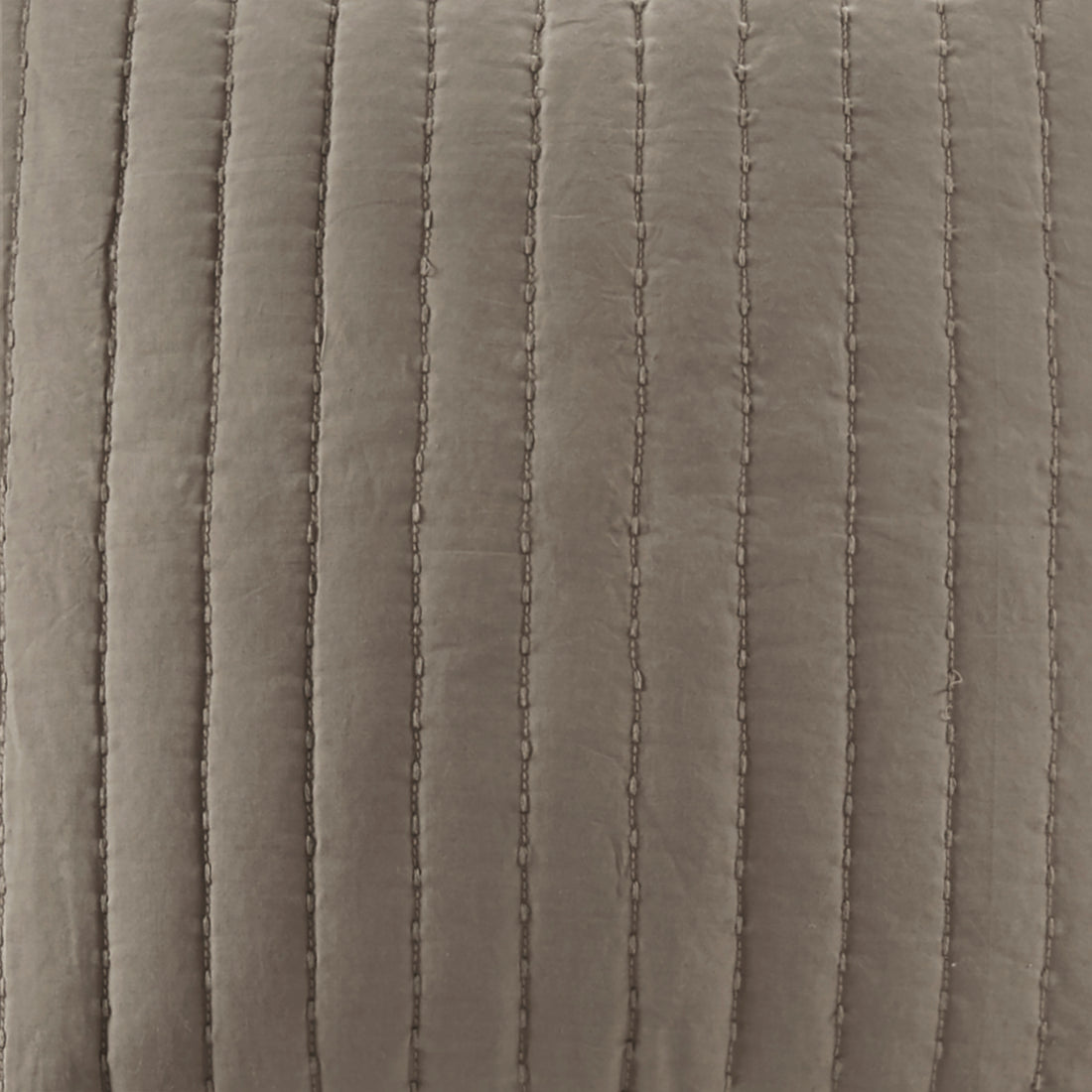 Cotton Quilted Euro Sham Taupe Euro Sham Taupe Cotton