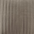 Cotton Quilted Euro Sham Taupe Euro Sham Taupe Cotton