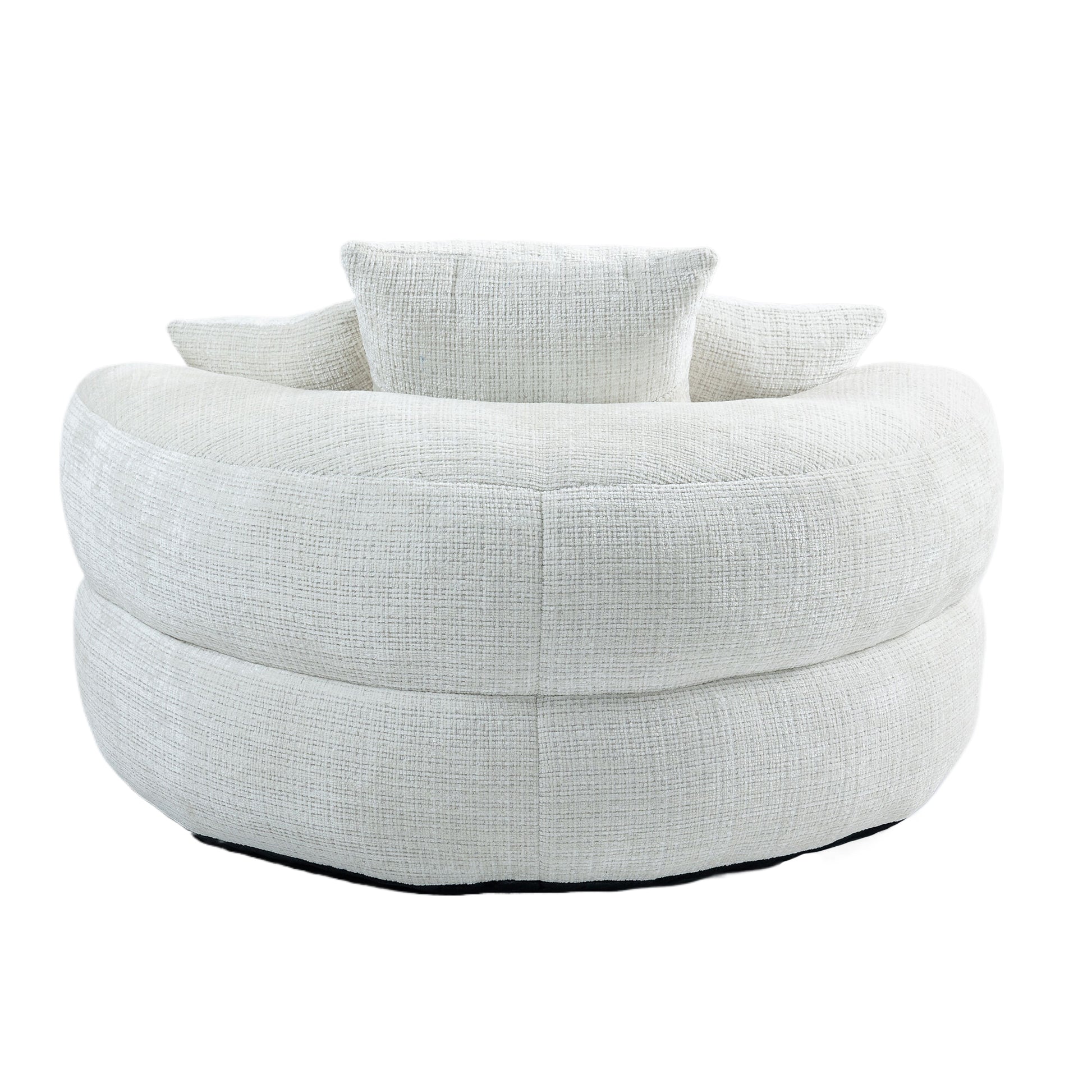 Coolmore Lazy Sofa Durable Comfort Lounger High Back Bean Bag Chair Couch With Three Pillows For Adults And Kids, Indoor & Outdoor, Single Gaming Sofa Chair For Bedroom,Office Beige Chenille Beige Foam Chenille 1 Seat