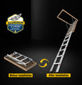 Household Aluminum Attic Ladder 25