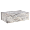Modern Mdf Coffee Table With Grey Texture Pattern 39.3X23.6X11.8 Inches Stylish And Durable Design Grey Mdf