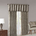 Jacquard Window Valance Blue Brown 50X18