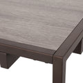 Modern Industrial Coffee Table, Gray And Bronze Grey Primary Living Space Coffee & End Tables Rectangular Mdf