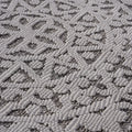 8X10 Gray White Medallion Indoor Outdoor Area Rug Grey White Polypropylene